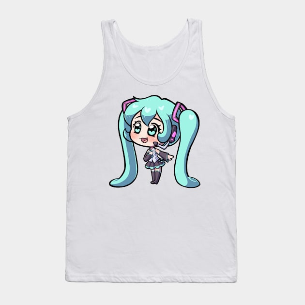 Hatsune Miku 2020 - Vocaloid Tank Top by Miss_Akane